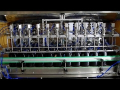 Automatic 100-1000ml 12 Heads Piston Filling Machine For Shampoo/Lube Oil/Detergent