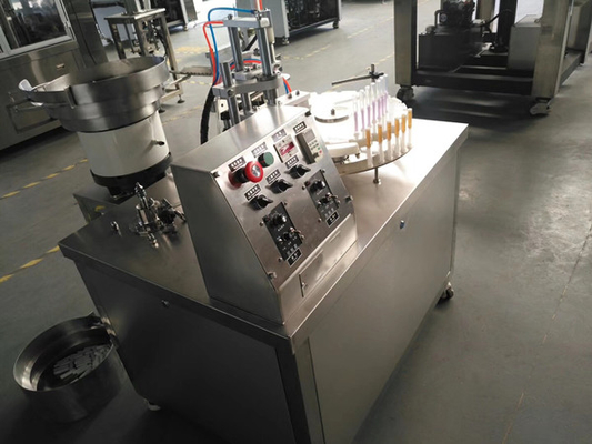 Multi-Nozzle Liquid/Paste/Powder Pharmaceutical Filling Machine With Emergency Stop