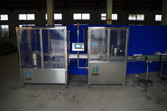 30 To 50BPM Automated Bottle Filling Machine , 50ml Liquid Filling And Capping Machine