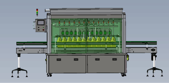 Customizable Automated Bottle Filling Machine For Cream AC220V Power Supply
