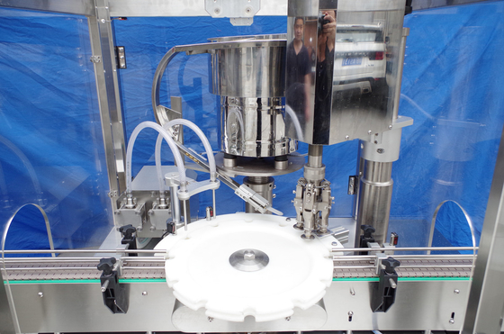 PLC/HMI Controlled Pharmaceutical Filling Machine With CIP/SIP Cleaning System